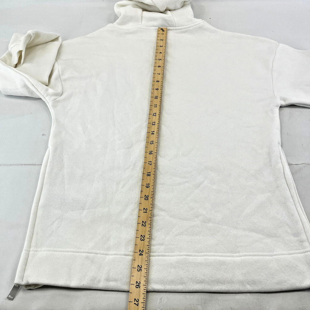 Bench Women's Hoodie Sweatshirt in White with Spellout size 8 Loose Fit - New