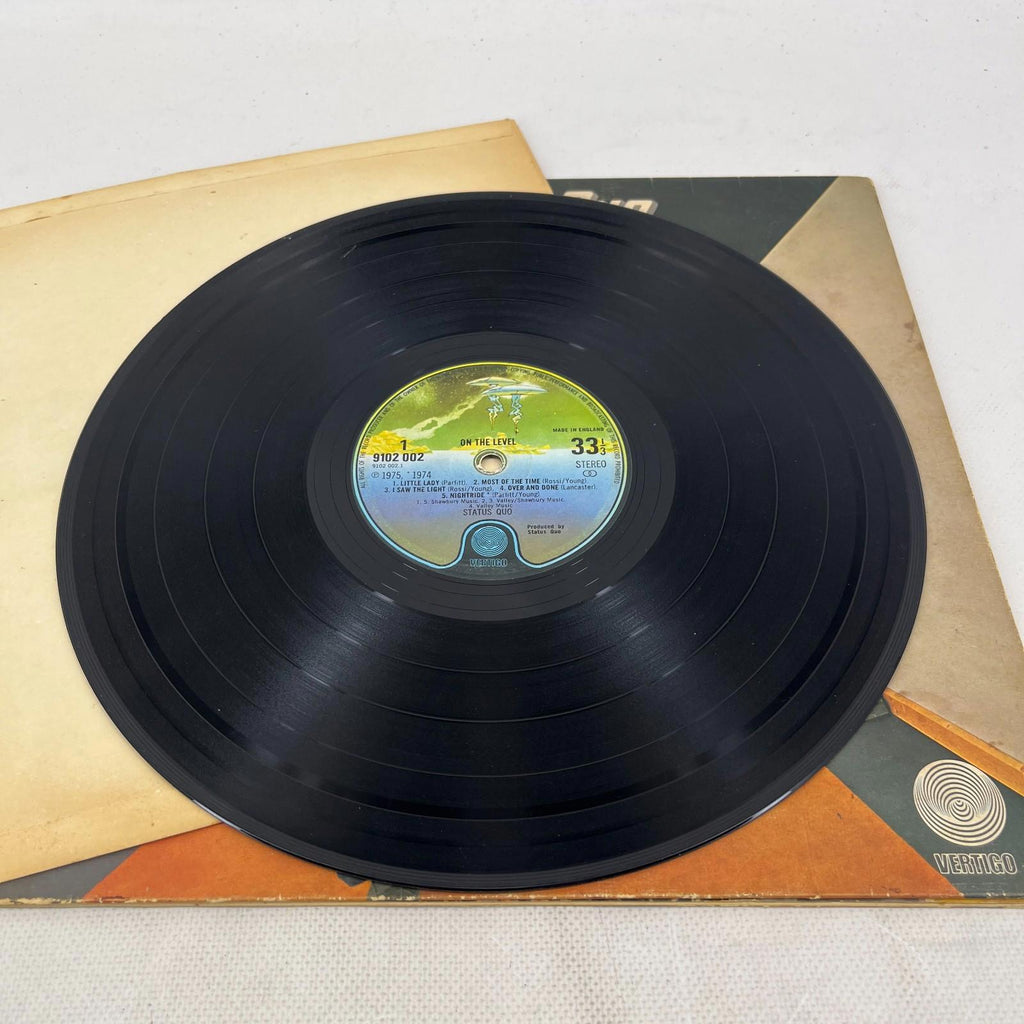 Status Quo On the Level 12" Vinyl Album LP VG+/VG+