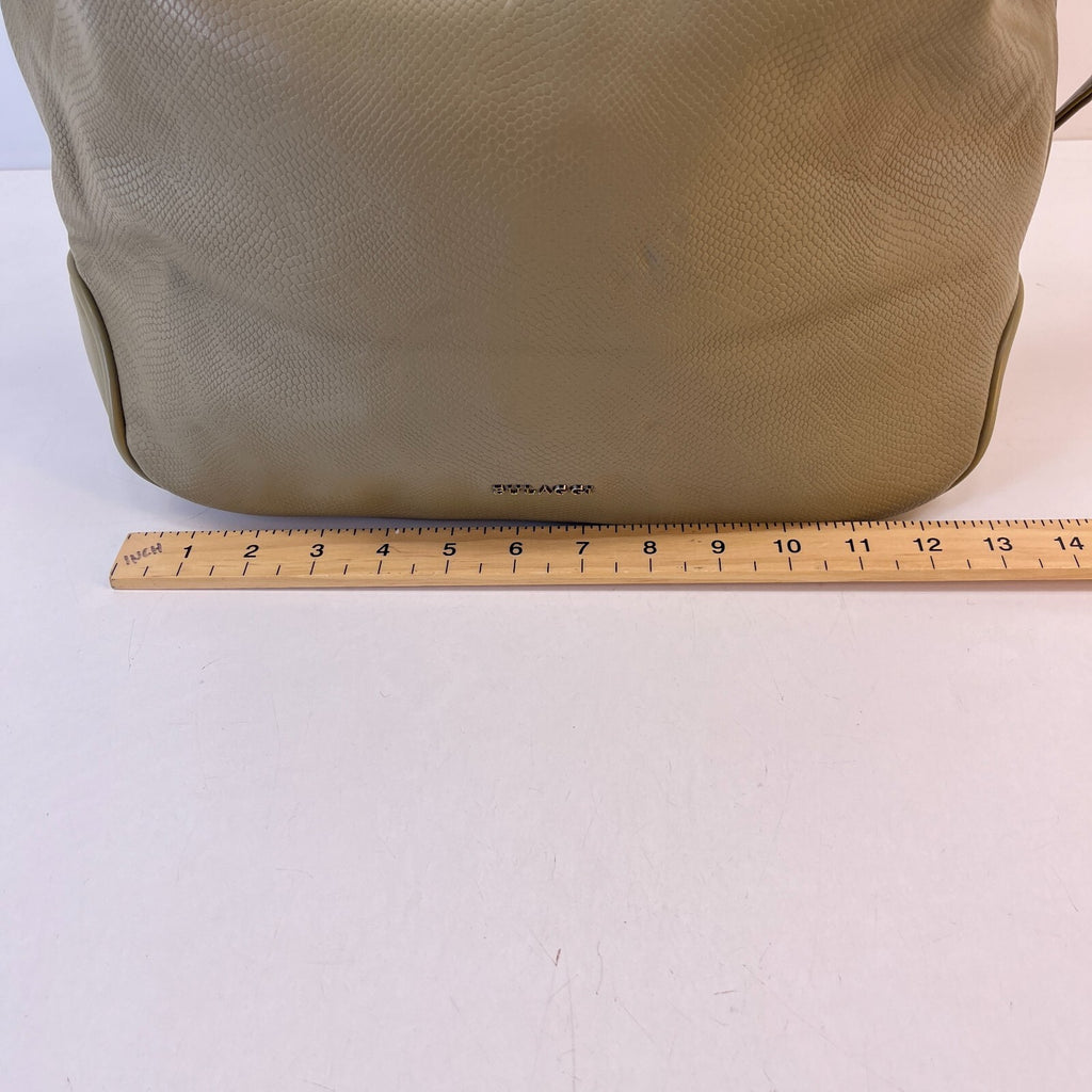 Bulaggi Medium Khaki Green Leather Tote Handbag