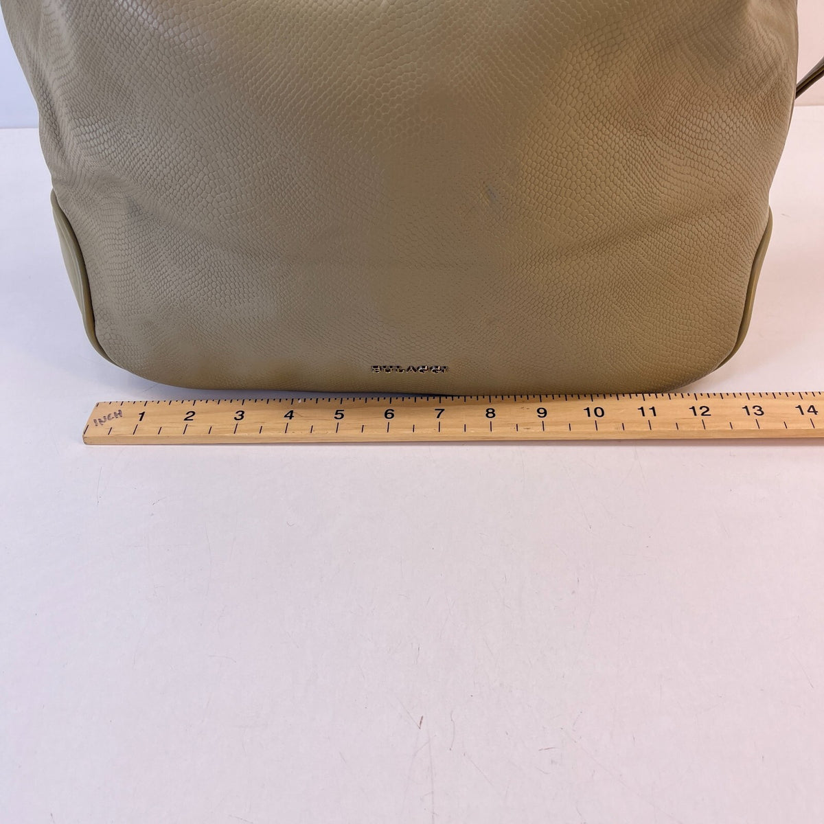 Bulaggi Medium Khaki Green Leather Tote Handbag