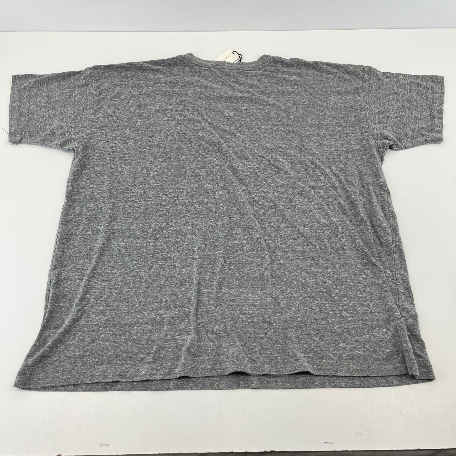 Daydreamer Led Zeppelin 1969 Tour Print Distressed T-Shirt Grey size US M UK XL