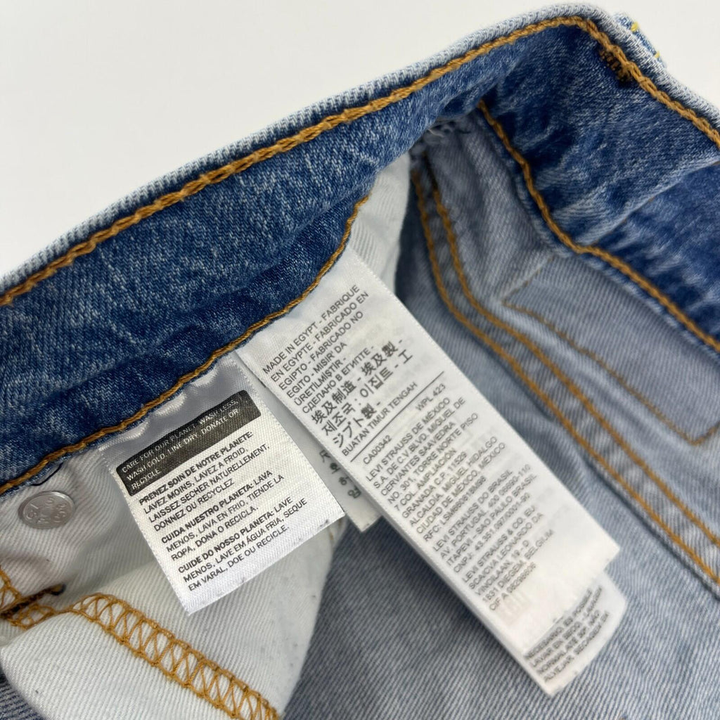 Levi's 502 Tapered Regular Stretch Denim Jeans in Blue Men's Size W30" L30"