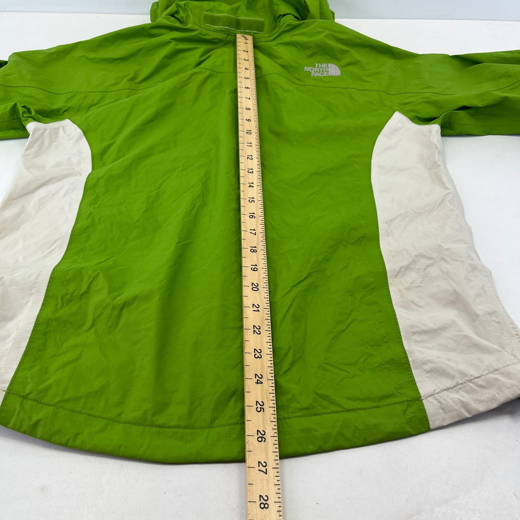 North Face Jacket Women's Medium Green Hyvent Windbreaker Hood Rain Coat Lady