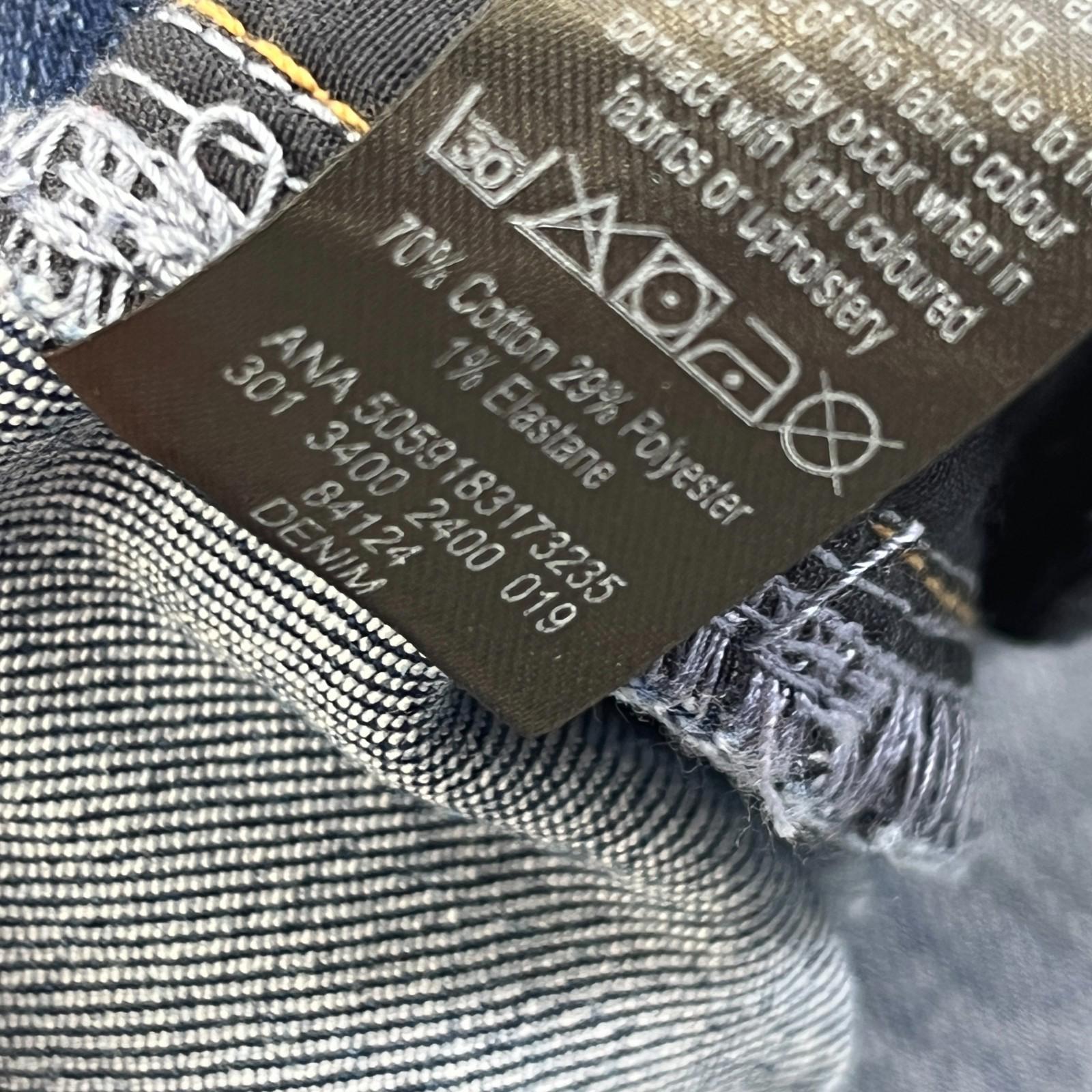 George Mid Blue Denim Jeans UK size 12 Taper Body Sculpt Stretch - NWOT