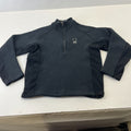 Spyder Quarter Zip Fleece Lined Pullover Top in Black size Small