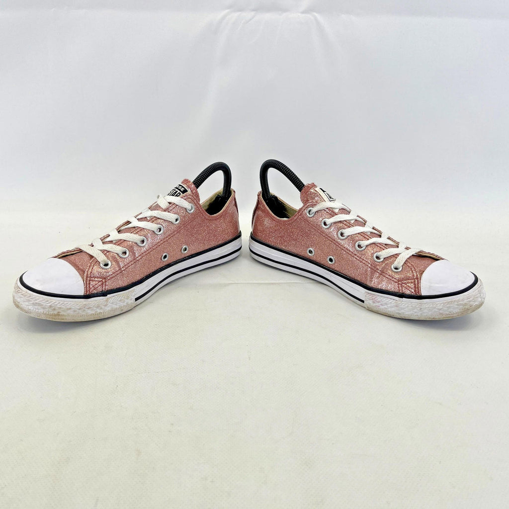 Converse All Star Sparkly Pink Glitter Trainers UK size 4