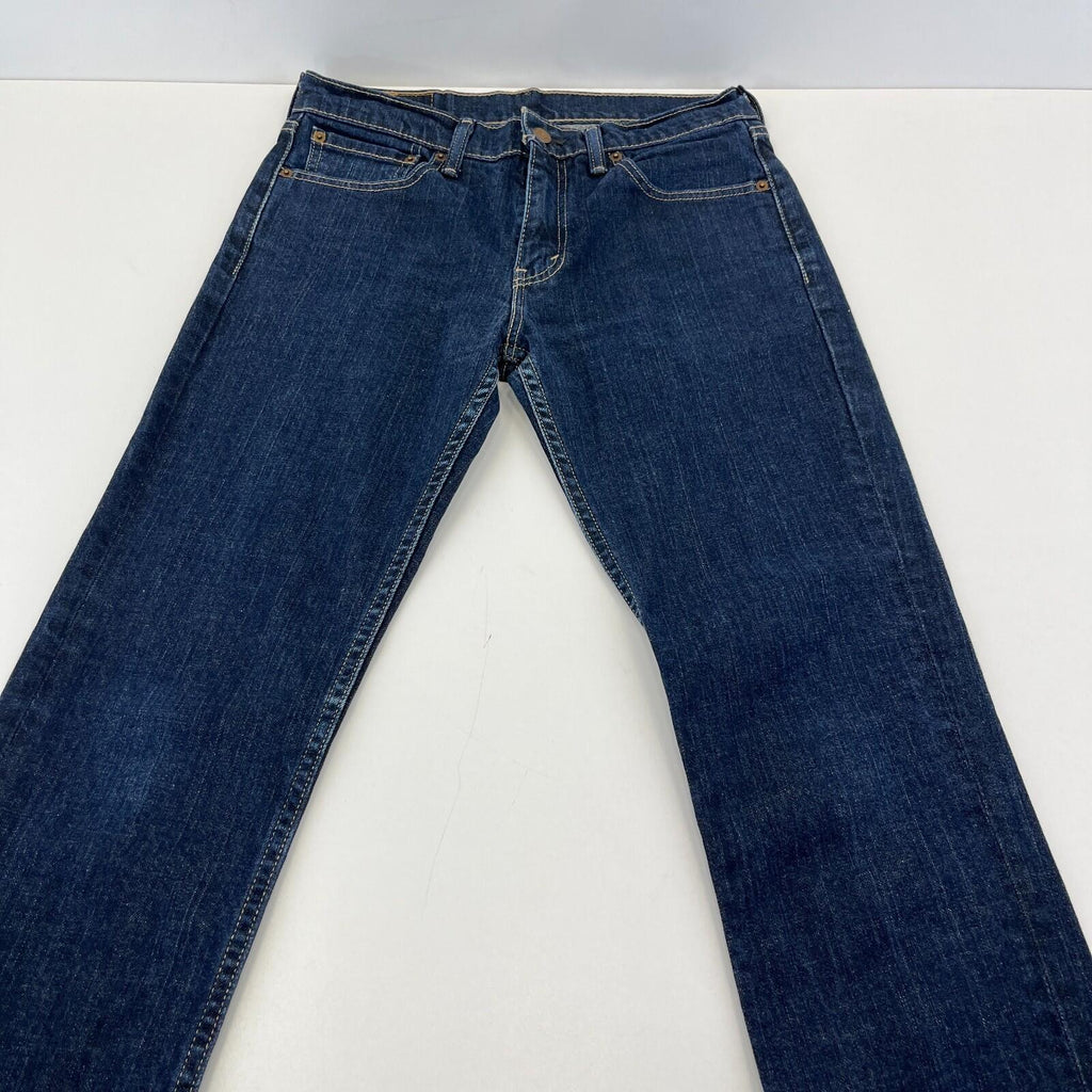 Levis 511 Slim Fit Jeans W32 L32 Blue Denim Straight Leg Mens Casual