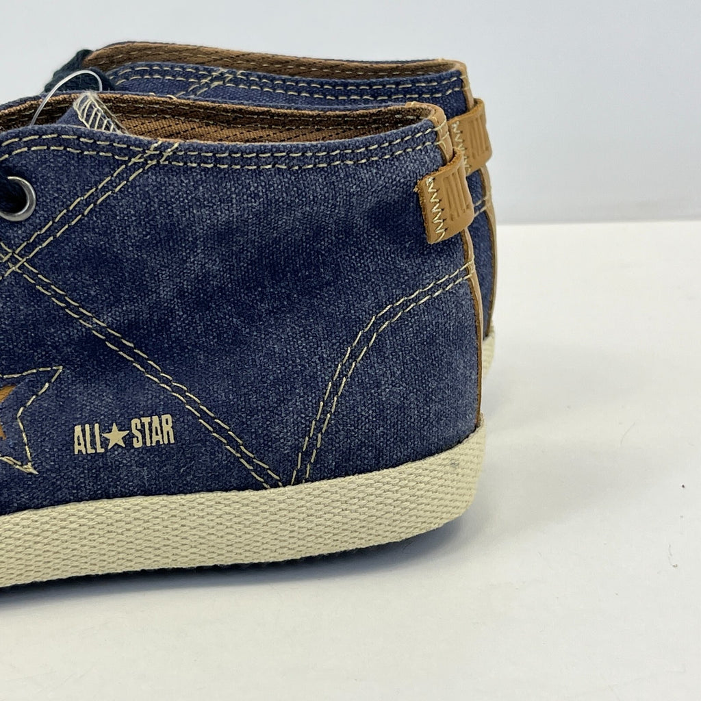 Converse All Star Classic Hi Top Womens Denim Boots Trainers Lace Up size UK 3.5