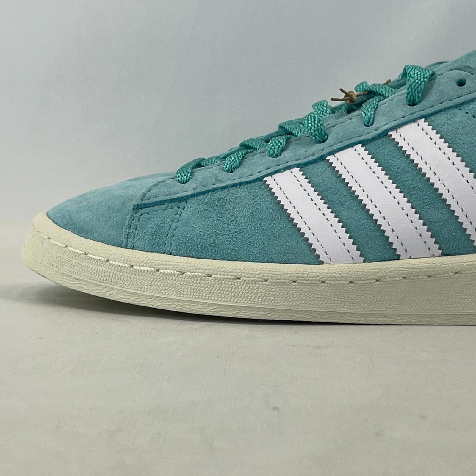 Adidas Campus 80s Light Aqua White Men's UK 10.5 Terraces Casuals Shoes ID7318