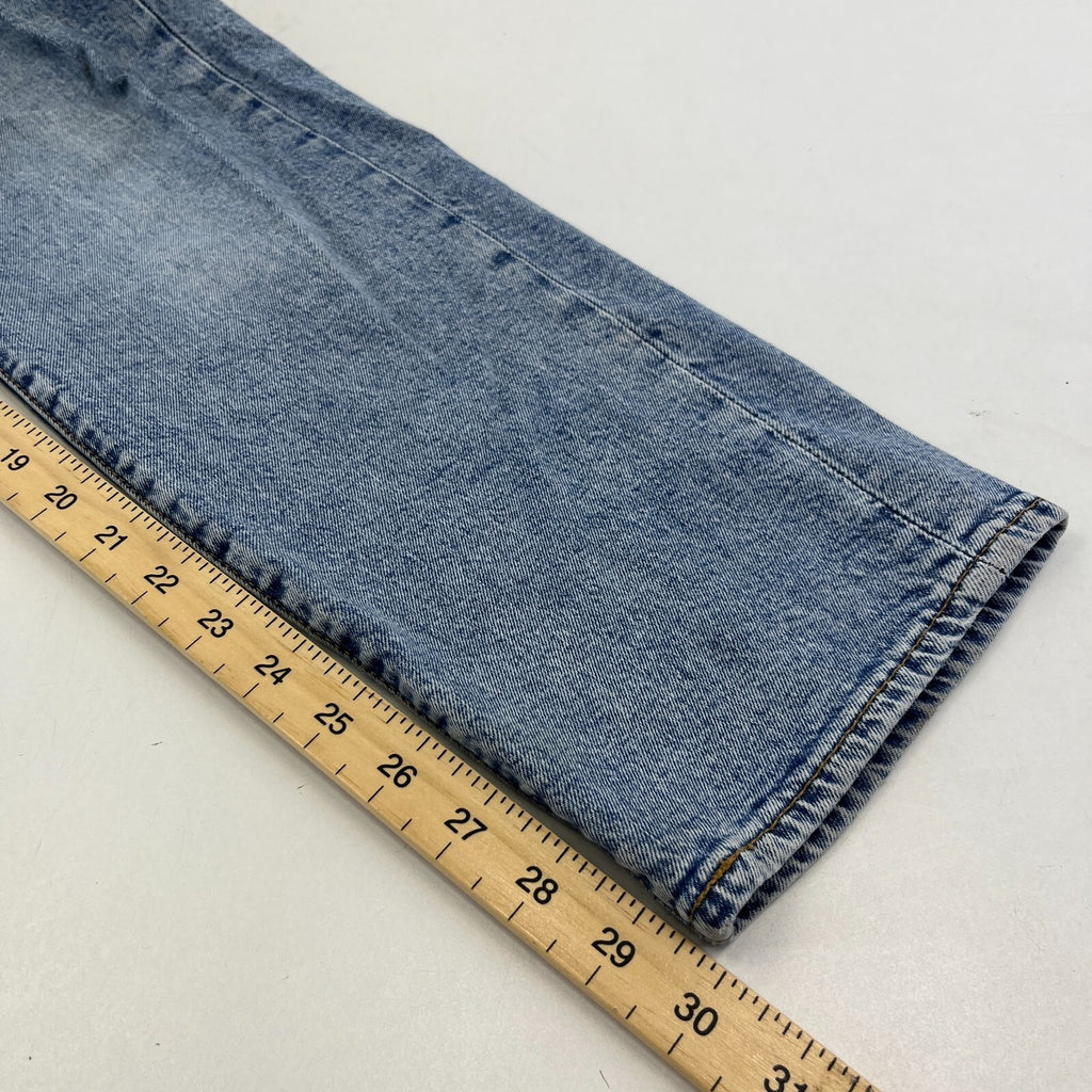 Levi Strauss 514 Jeans Blue Regular Straight Denim W32 L30 Zip Fly Men's Red Tab