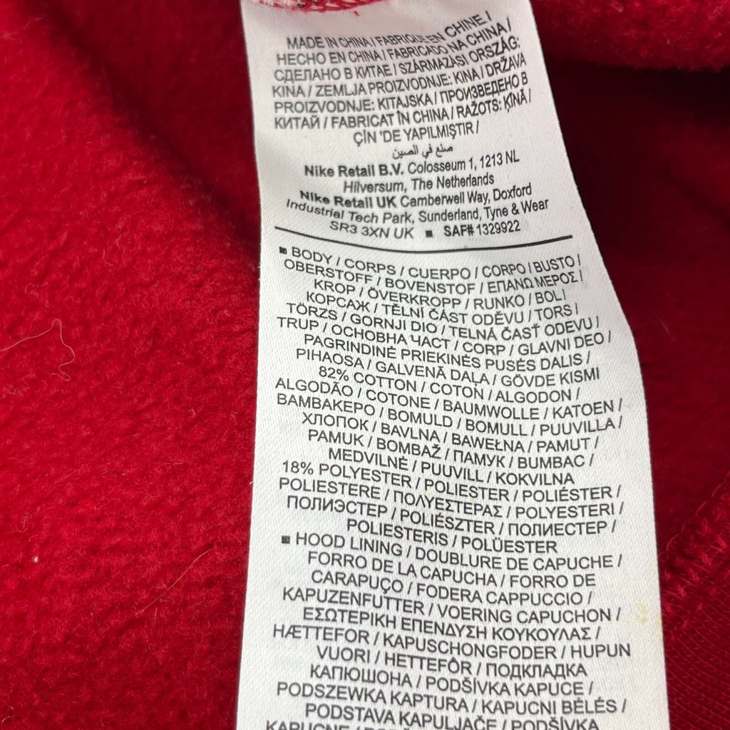 Air Jordan Red Jumpman Hoodie in Red Mens Large Sweatshirt Hooded Jumper Nike