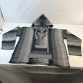 Artesanias Genuine Mexican Baja Hoodie Pullover Hippie Festival Grey UK size XL