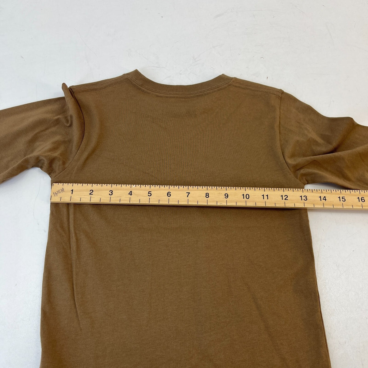 Carhartt Kids Khaki Brown Graphic Print Long Sleeve T-Shirt size 5 years - New