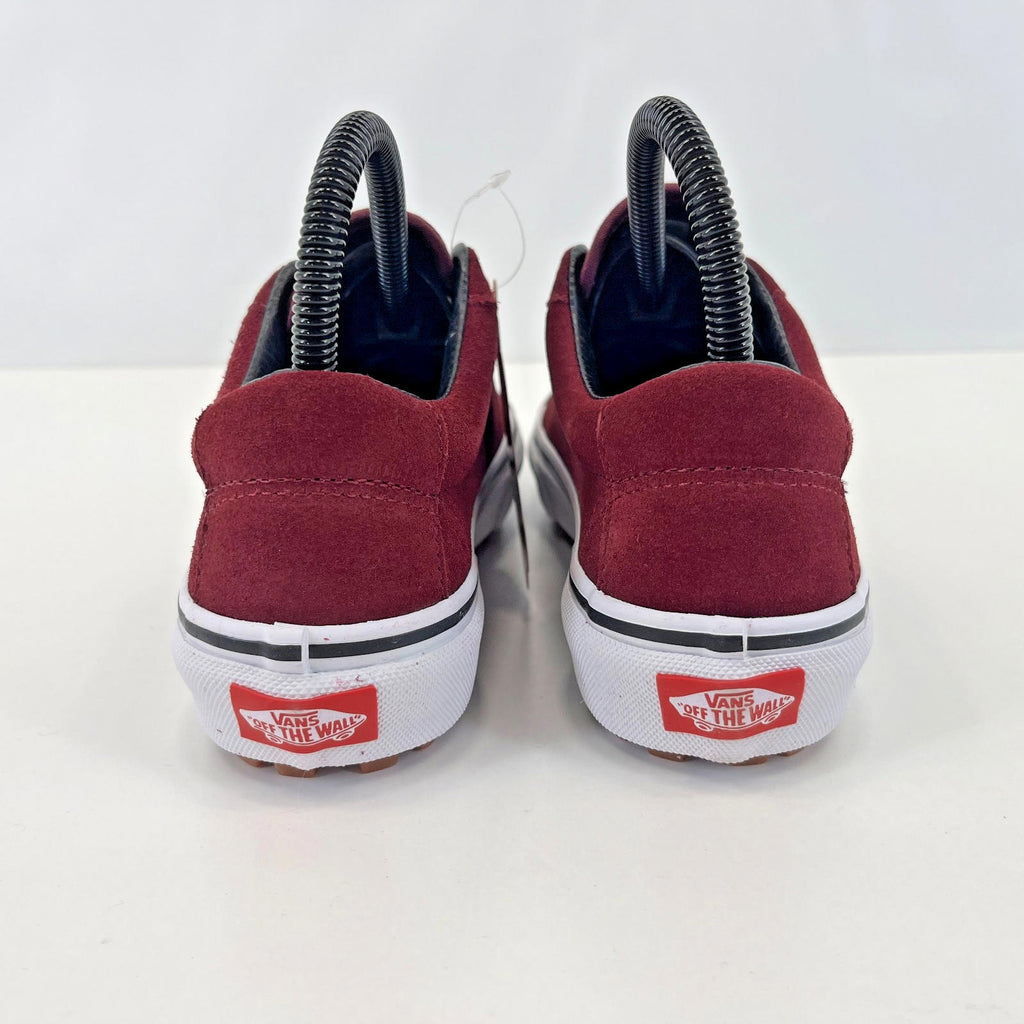 Vans Old Skool Maroon Suede Trainers Sneakers Shoes UK size 3 EU size 35 - New