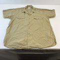 Vintage Elbeco USMC Marines Workwear Twill Shirt Short Sleeve US Military XL