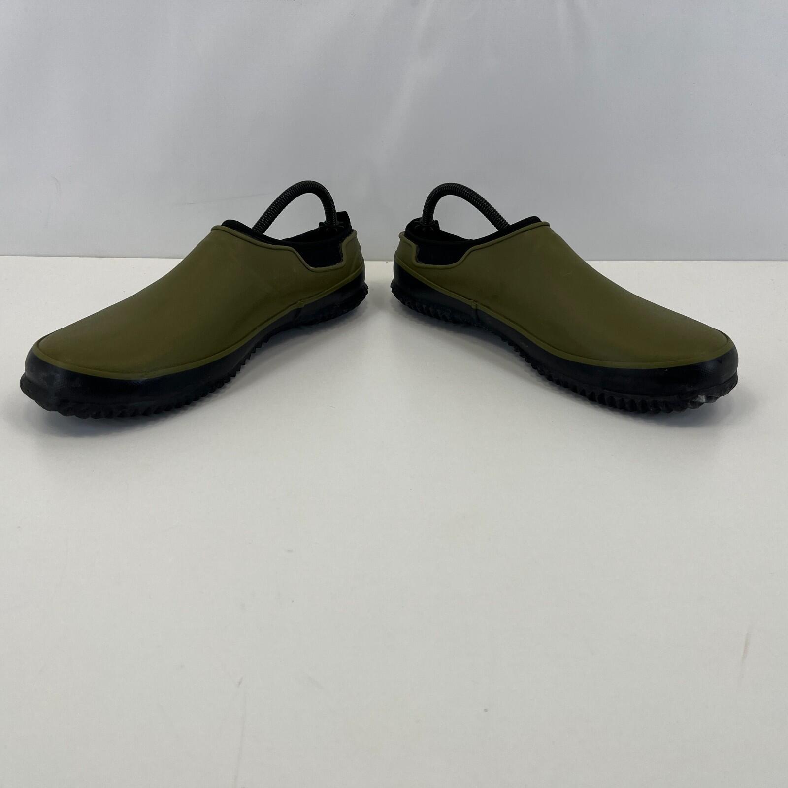 Dirt Boot Neoprene Waterproof Outdoor Garden Muck Shoes Slippers Green UK size 9