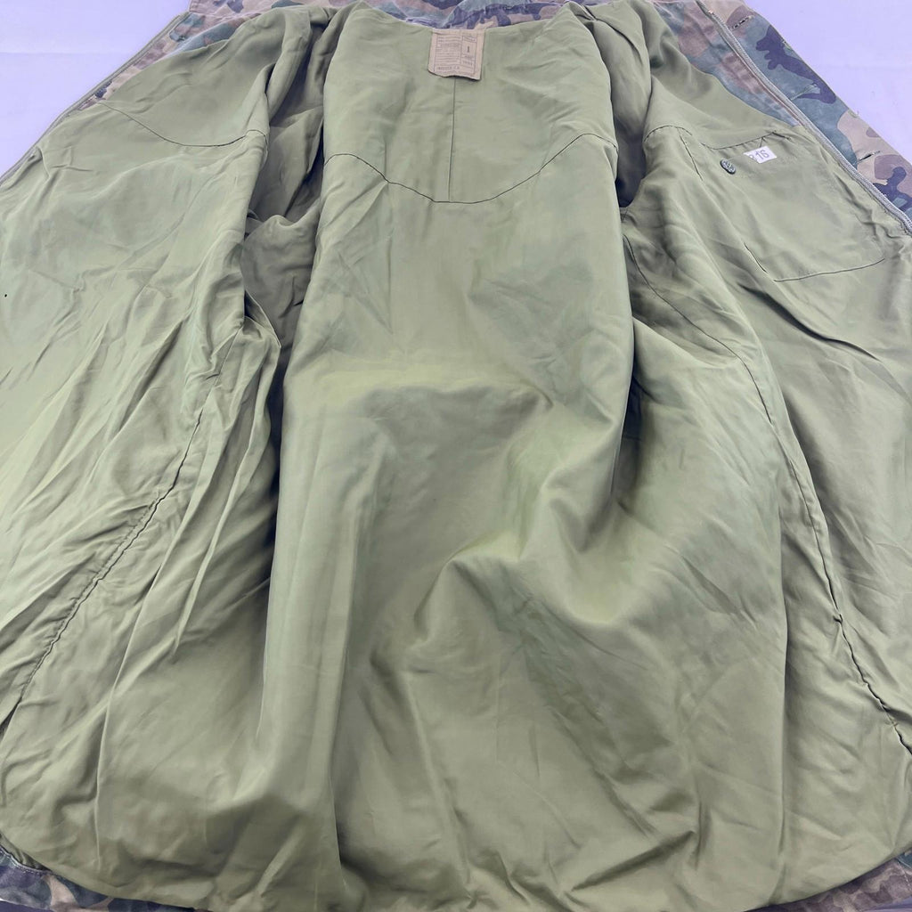 Spanish Military Army Issue Waterproof Combat Jacket Woodland Camouflage size L