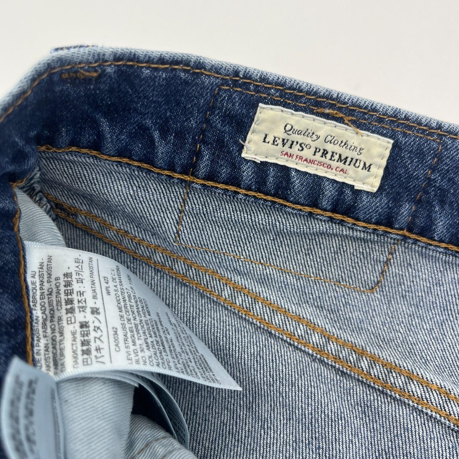 Levis 512 Premium Big E Slim Stretch Blue Denim Jeans W30" *L30"