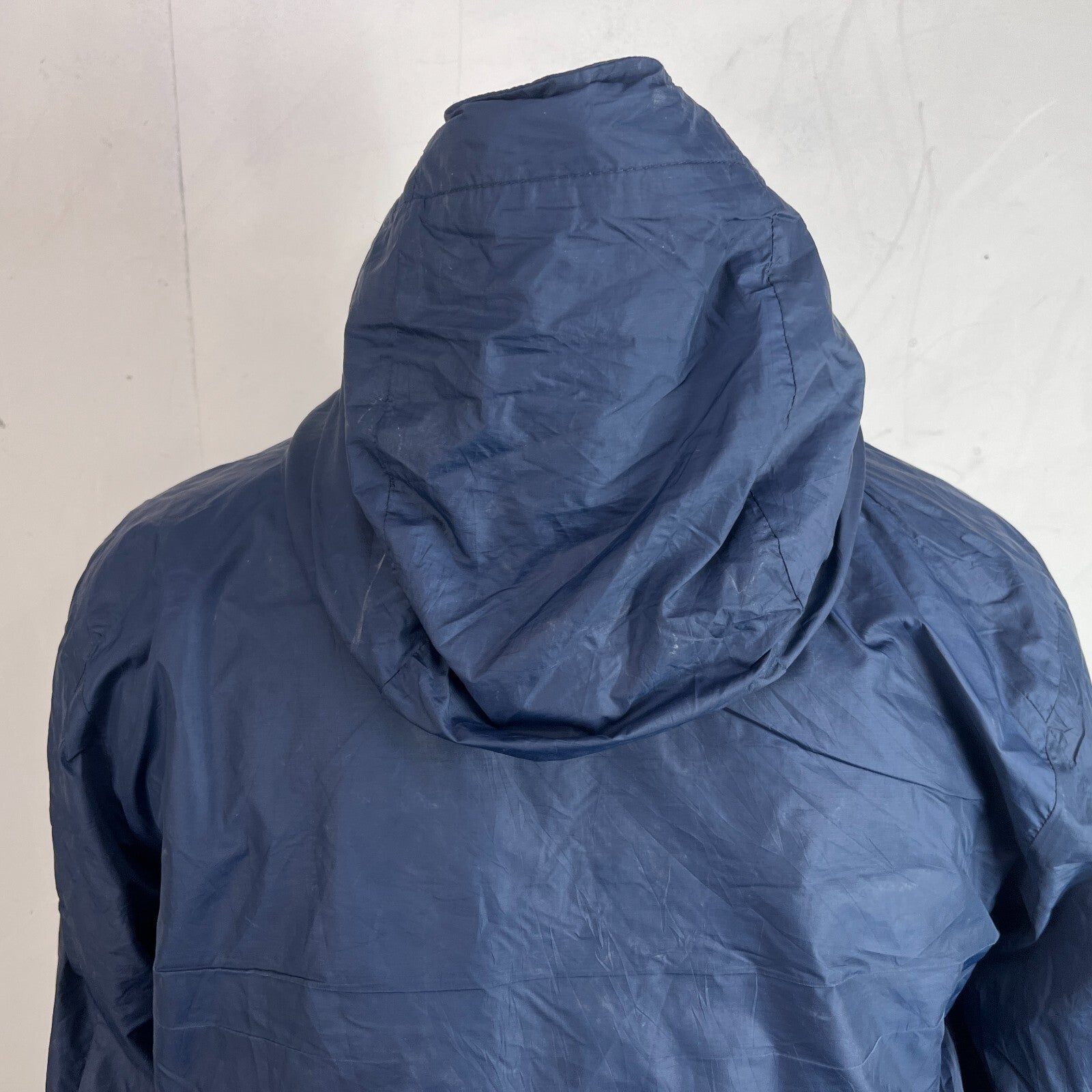 Nike Sportswear Jacket Men's size M Navy Blue Windrunner Windbreaker Hood Lined