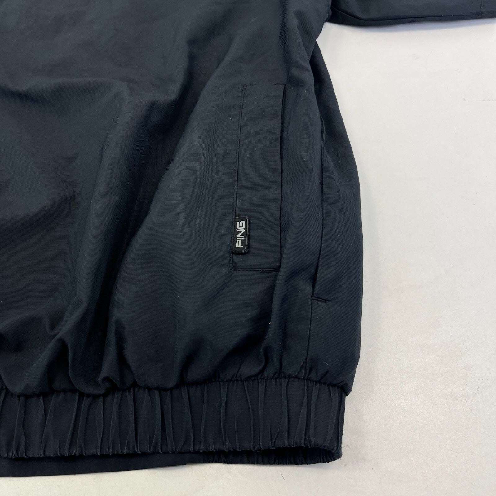 Ping Collection Men's Half Zip Golf Jacket Short Sleeve in Black 1/2 Zip size L