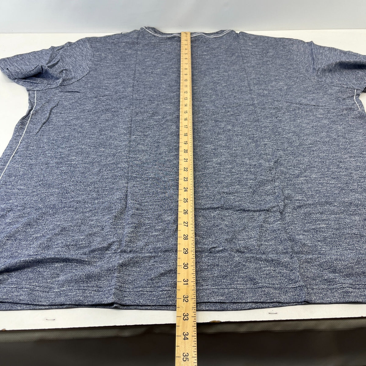 TOG 24 Men's T-Shirt Blue Graphic Print 100% Cotton size 5XL