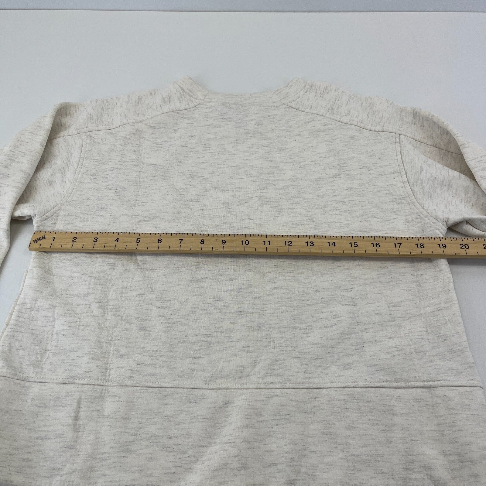 Sweaty Betty Women's Wind Down Crew Neck Sweatshirt Pullover size XS/8 White