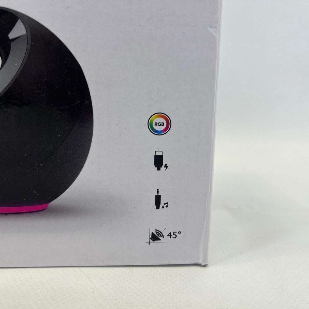 Creative Pebble SE 2.0 Desktop Speakers Black w/ Light-Up Base USB Type-C