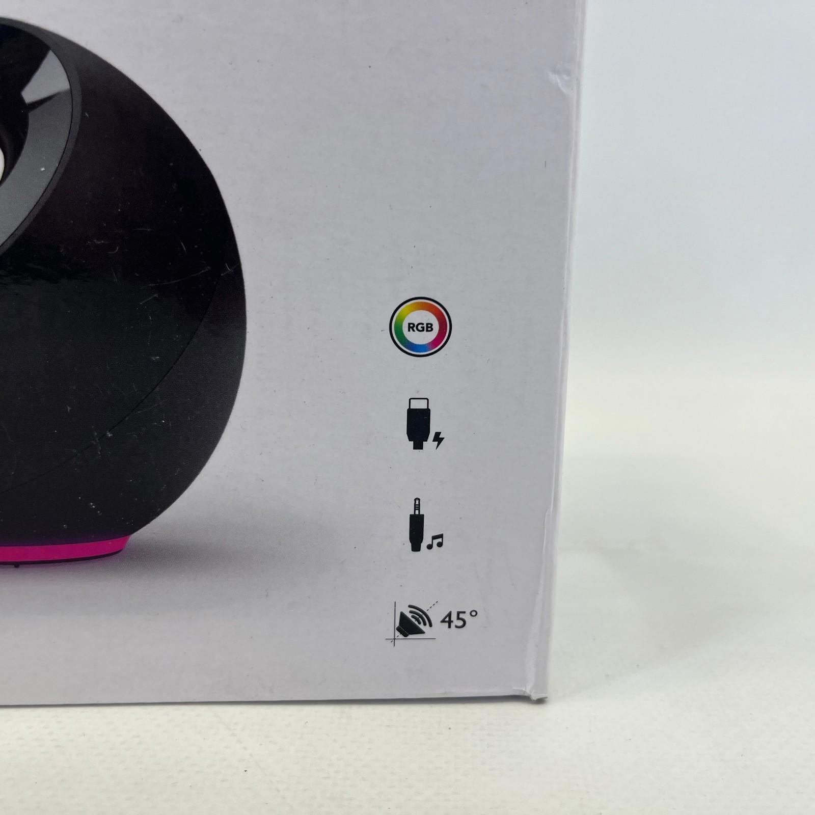Creative Pebble SE 2.0 Desktop Speakers Black w/ Light-Up Base USB Type-C
