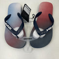 Head Flip Flops Beach Slippers Blue & Red Gradient Men Women size UK 5 EU 37/38