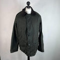 Crane Wax Jacket in Dark Green Waxed Cotton size Large