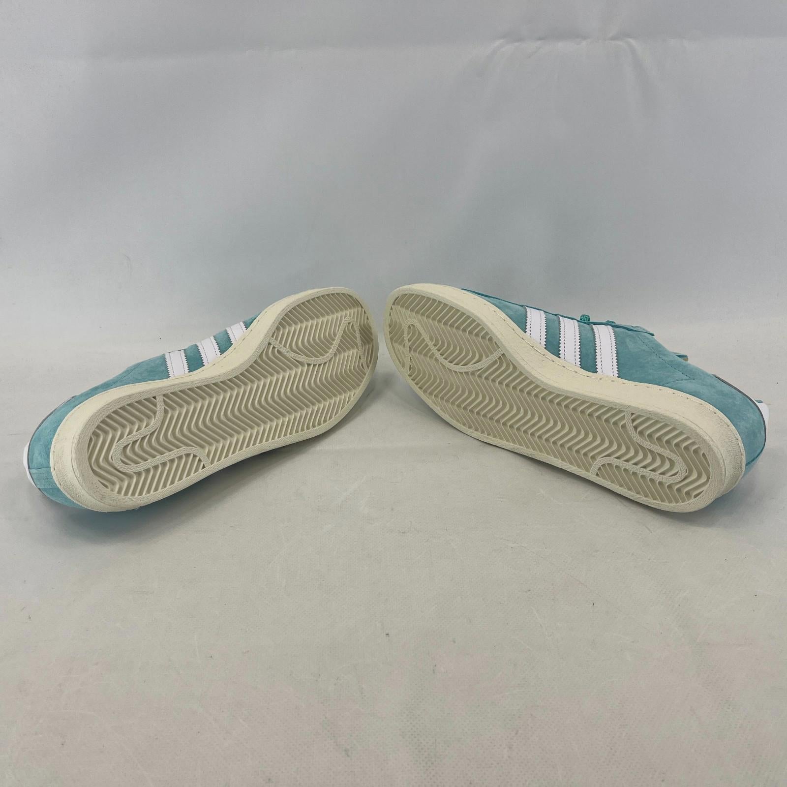 Adidas Campus 80s Light Aqua White Men's UK 10.5 Terraces Casuals Shoes ID7318
