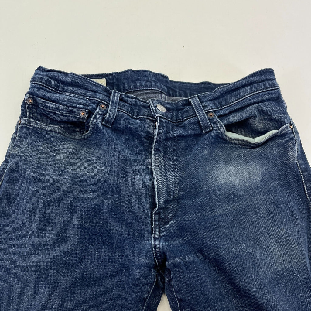 Levi's Mens 511 Slim Jeans W34" L32" Dark Blue Cotton Denim