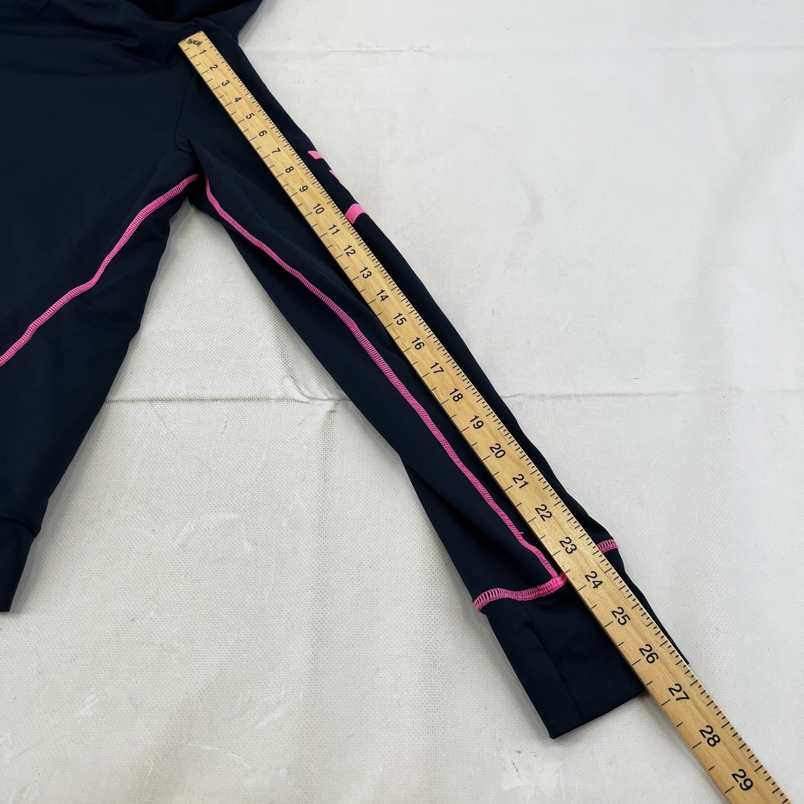 Superdry Tech Softshell Fleece Lined Jacket Black & Pink size M