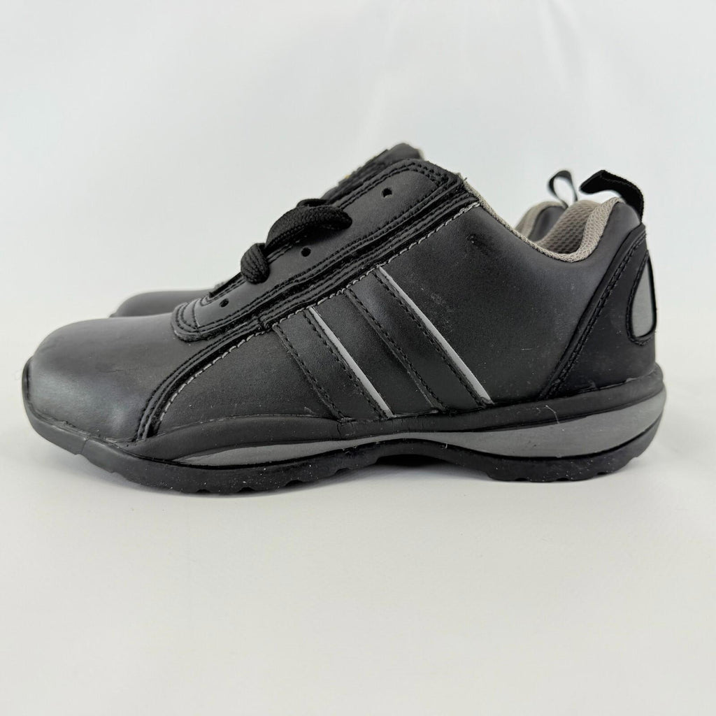 Grafters Leather Ankle Safety Boots Steel Toe Cap Lace Up Work Trainer UK size 3