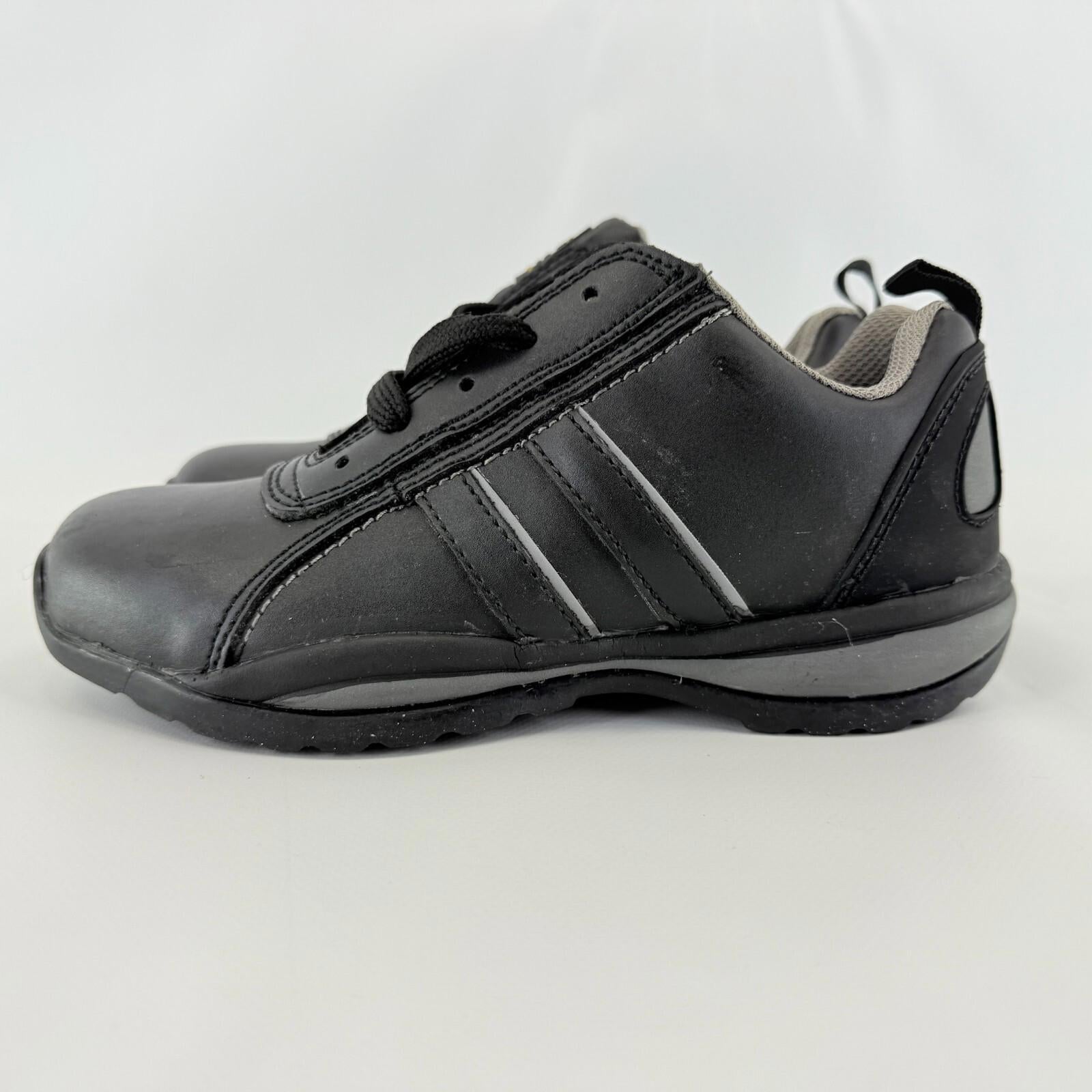 Grafters Leather Ankle Safety Boots Steel Toe Cap Lace Up Work Trainer UK size 3