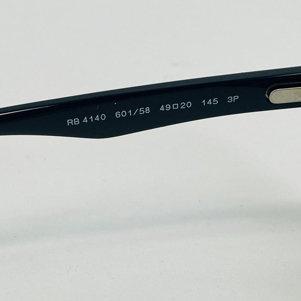 Ray-Ban RB4140 601/58 49020 Polarized Black Sunglasses Crystal Green 49mm Lenses