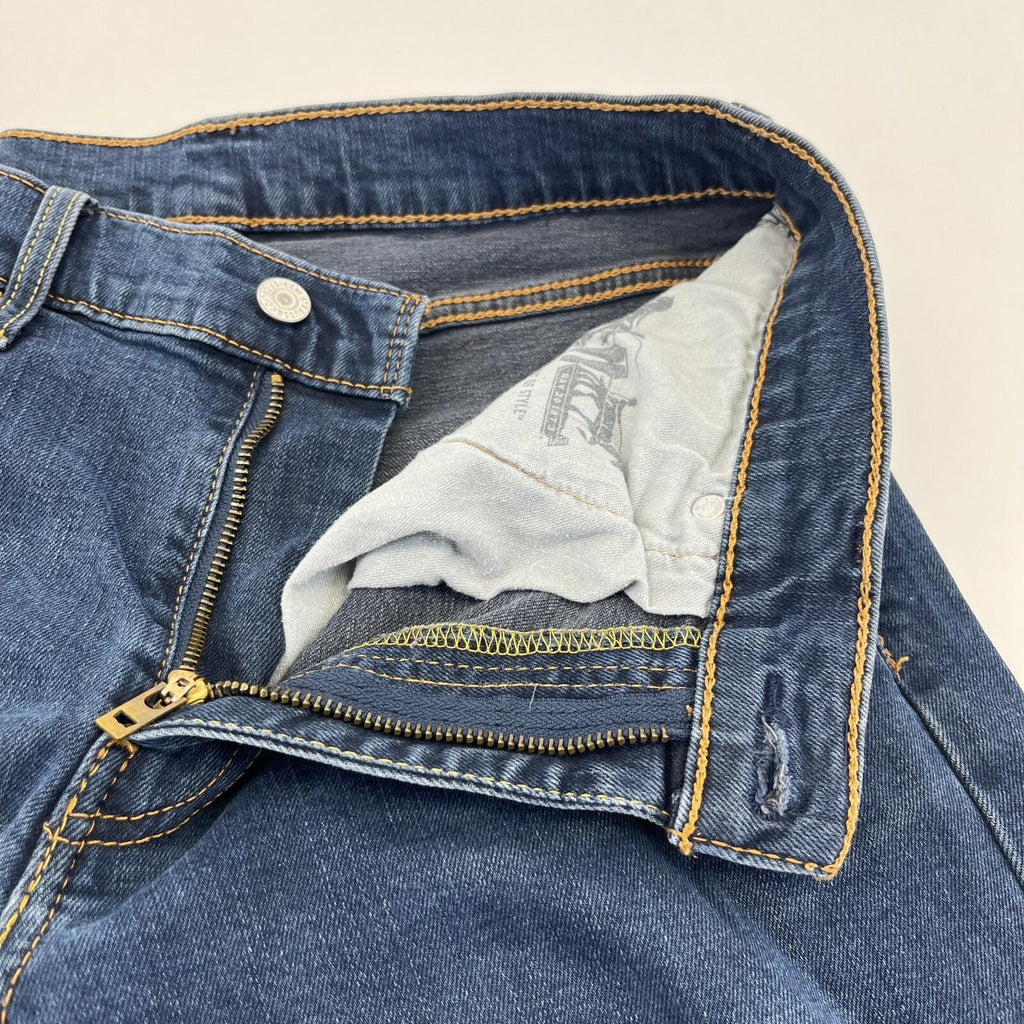 Levis 512 Slim Jeans W30" *L29" Men Blue Stretch Red Tab Zip Fly