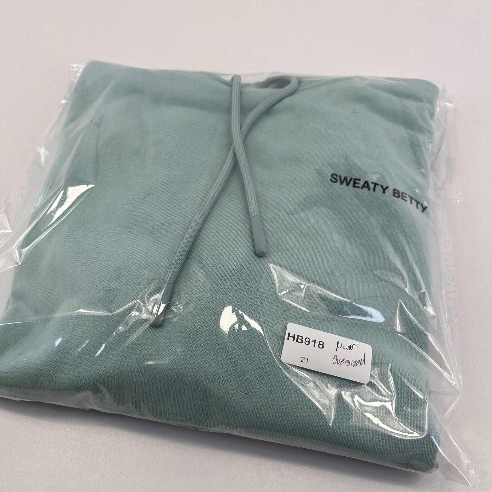 Sweaty Betty Longline Soft Feel Hoodie Mint Green size XS Oversized