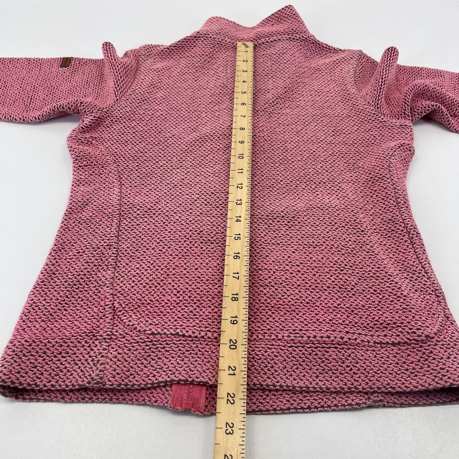 Weird Fish Macaroni Fleece Jacket Women's UK size 8 Full Zip Pink with Pockets