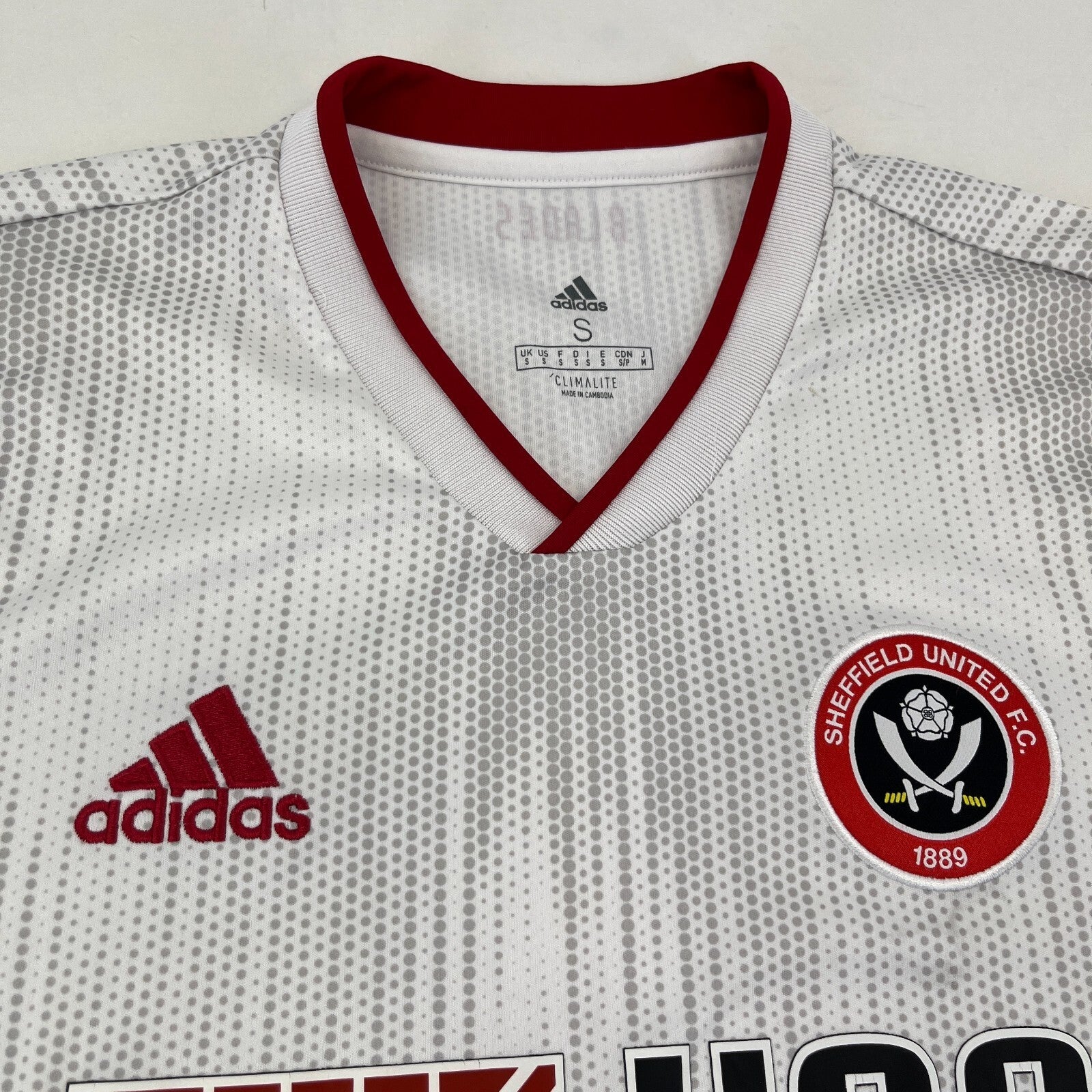 Sheffield United Away Football Shirt 2019/20 Adults Small Adidas