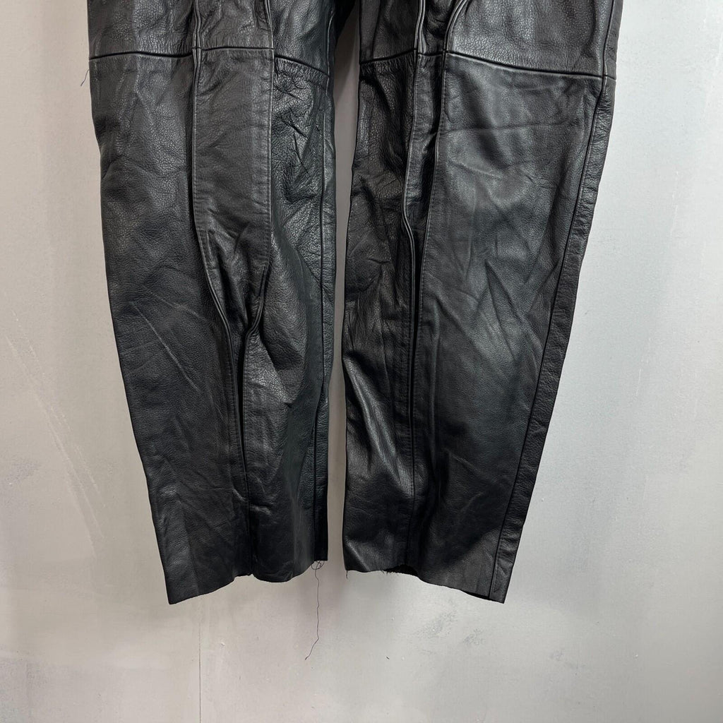 Super Rare Post WWII Military Motorcycle 1 Piece Leather Suit with Belt