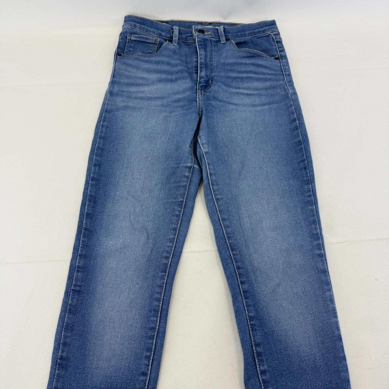 Levi’s Premium Mile High Super Skinny Jeans Blue Denim W28" Leg 28"