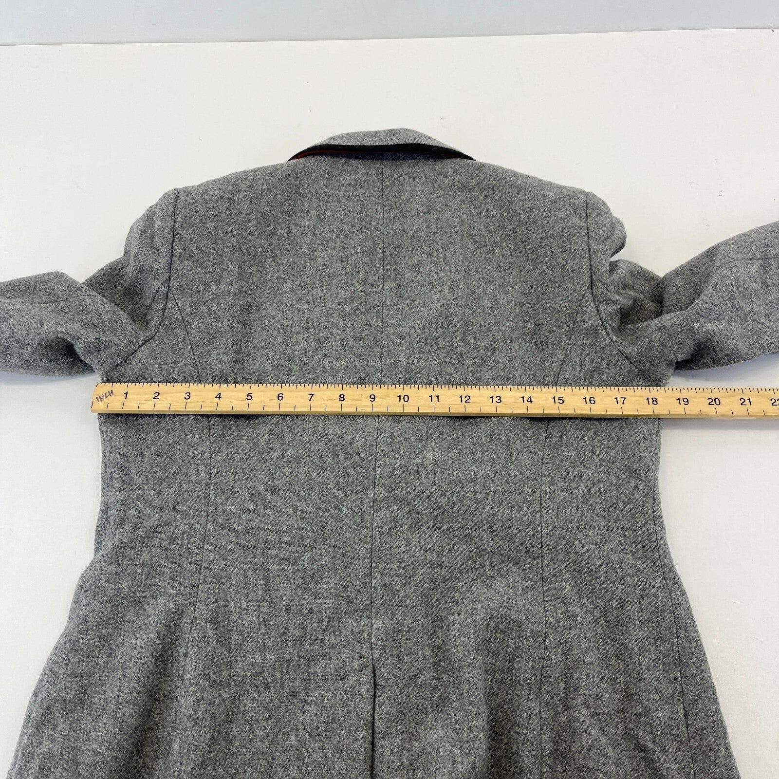 Boden Women's Grey Blazer Jacket Wool Blend Lined UK size 12 - VGC