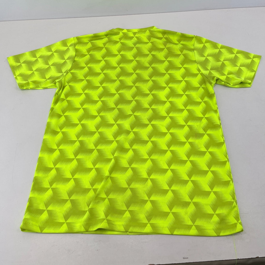 Under Armour Men's T-Shirt Fluorescent Green size Small - Logo Gym Wear