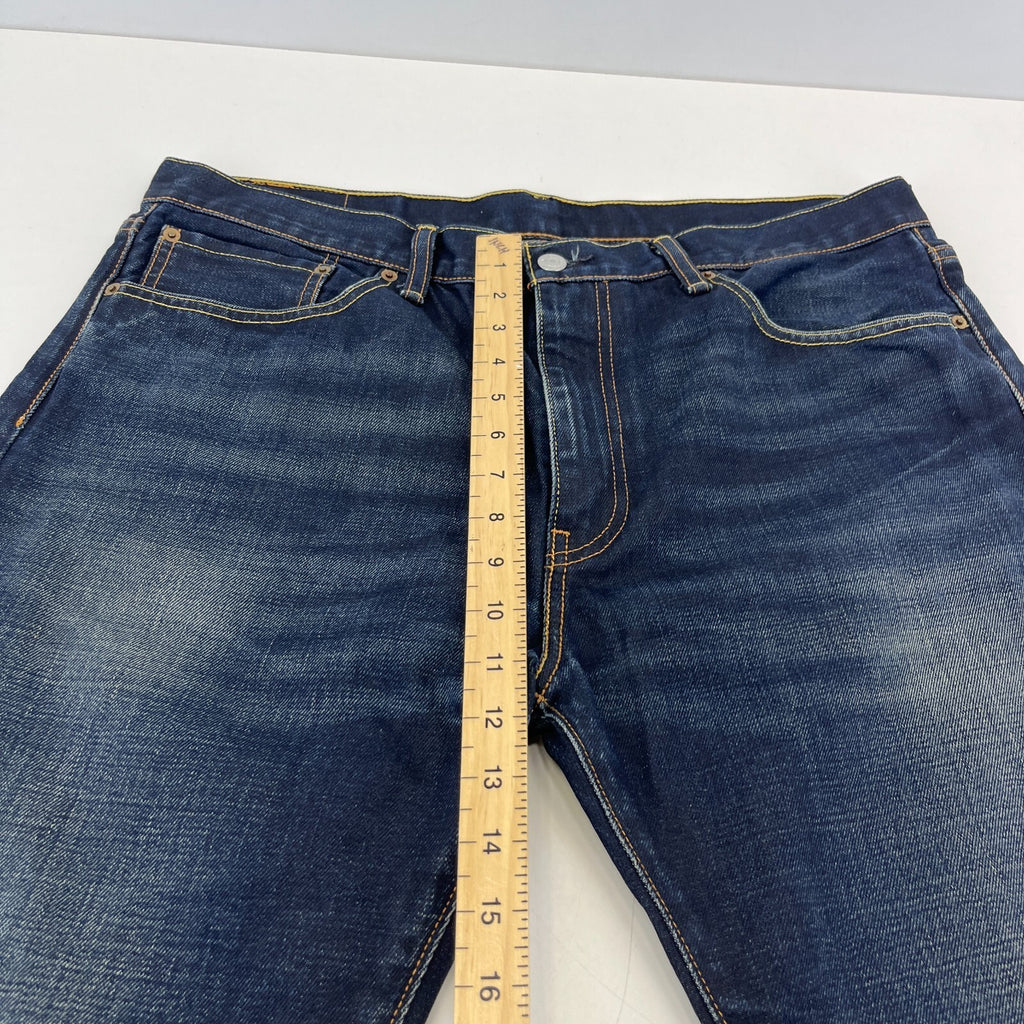 Levi's 508 Men's Dark Blue Jeans W36" L34" Regular Straight Leg
