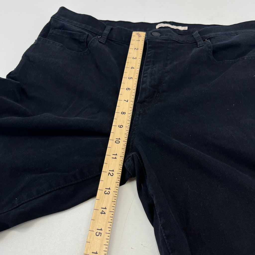 Levi’s 724 High Rise Straight Jeans in Black W34 L32