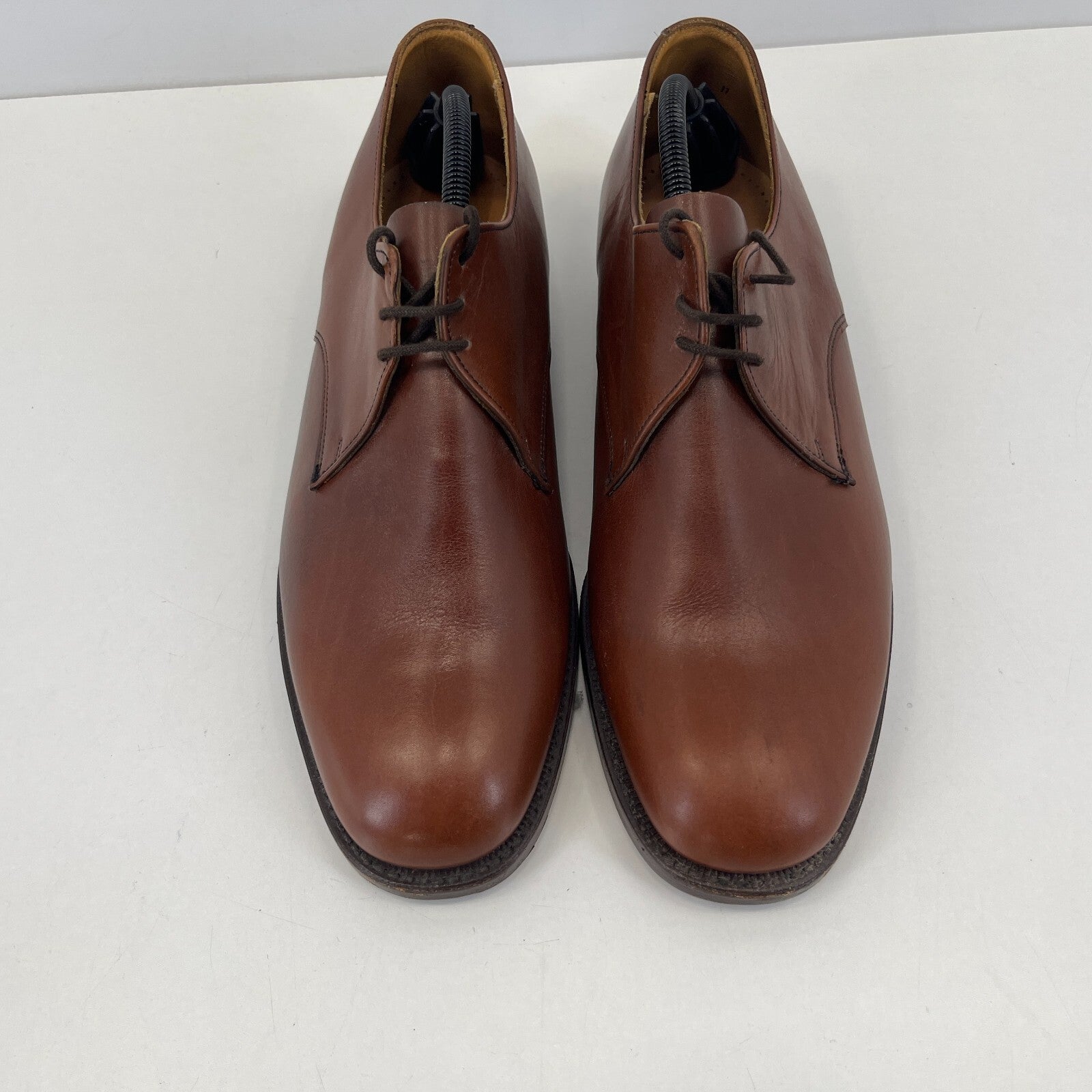K Shoes Mens Brown Formal Oxford Leather UK 9 Wide Fit - by Royal Appointment