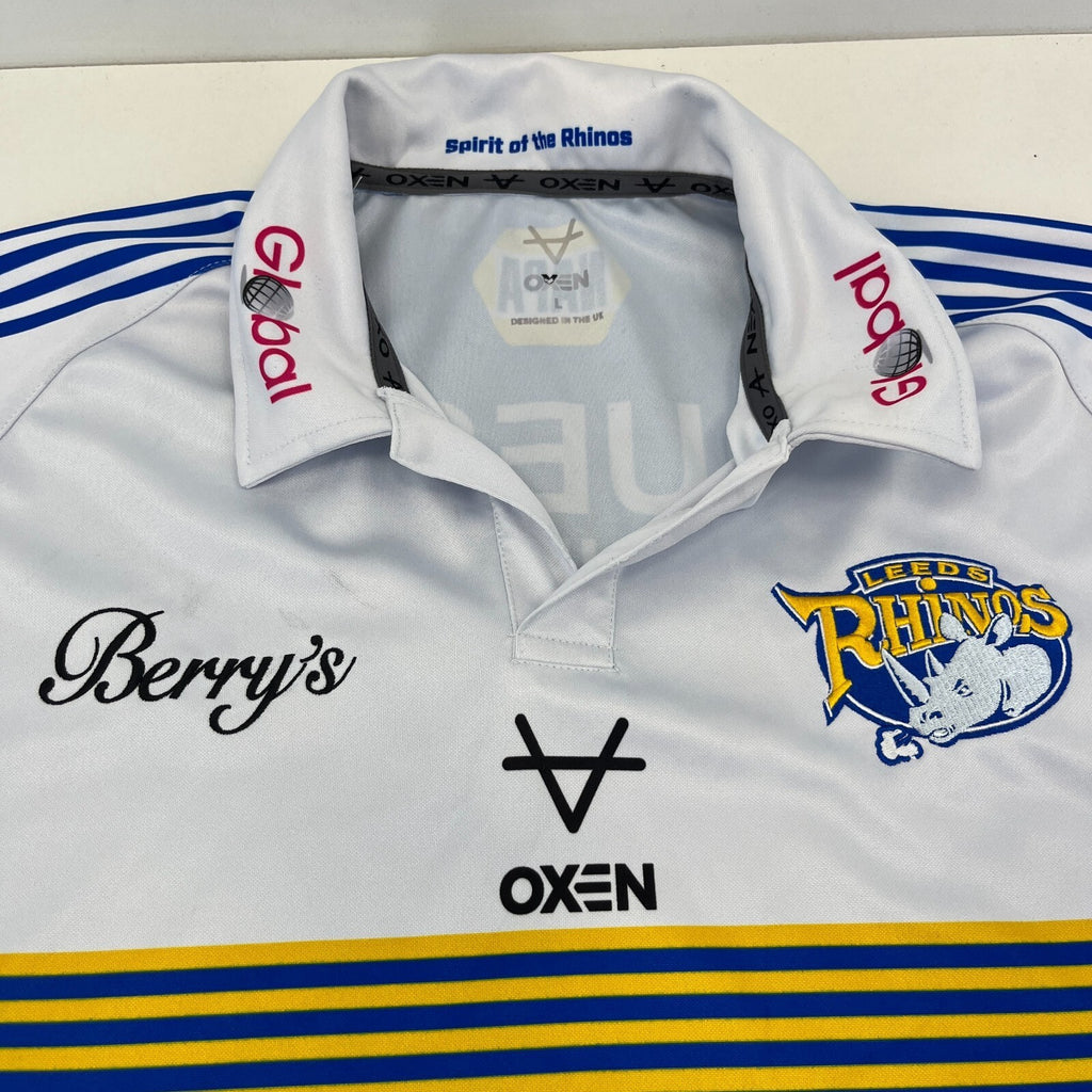 Leeds Rhinos 2021 Home Shirt Rugby League Oxen Jersey size Large