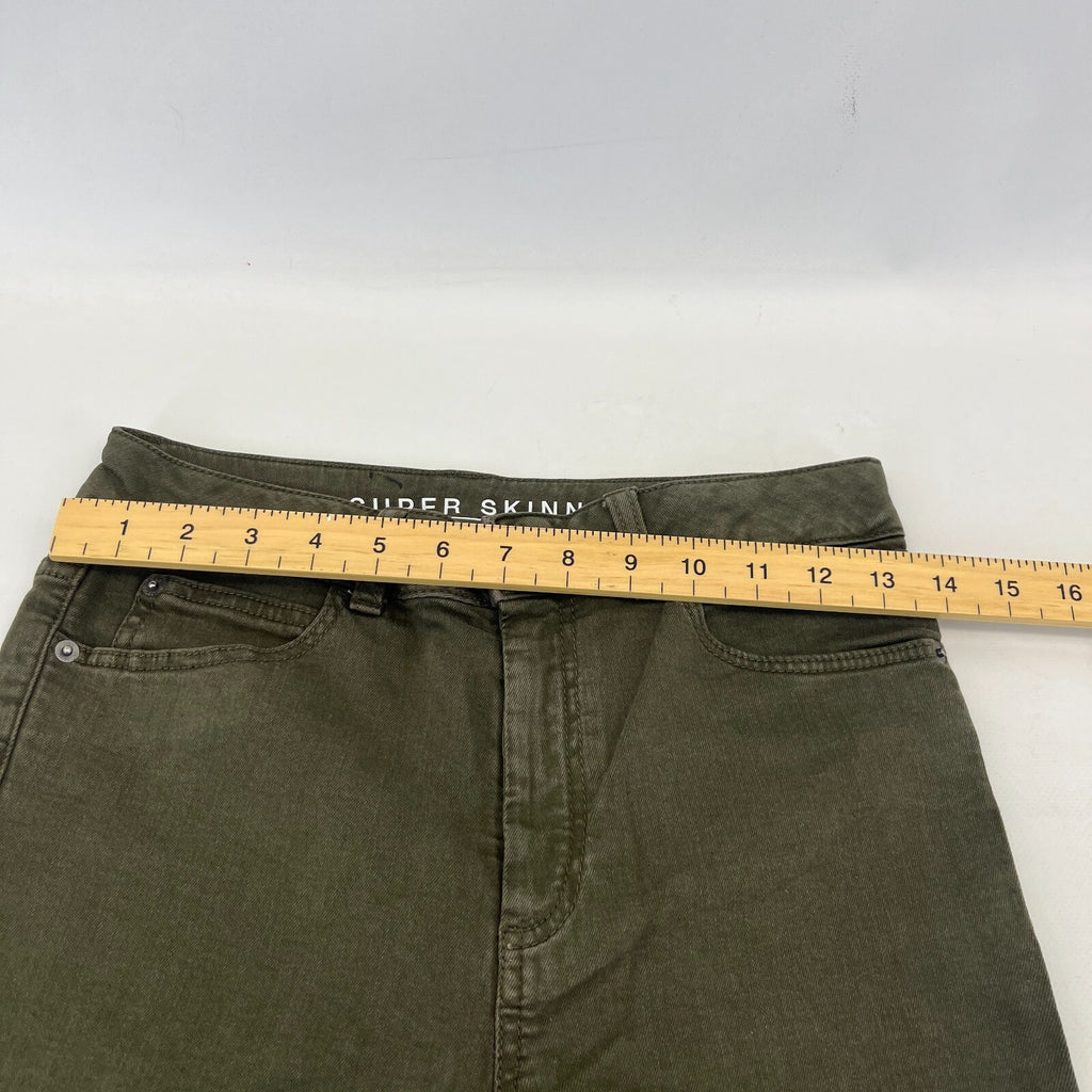 Marks & Spencer Khaki Green Super Skinny Jeans Women's UK size 10S - NWOT
