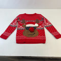 Next Kids Rudolph Christmas Fair Isle Knit Jumper Red Kids size 10 years